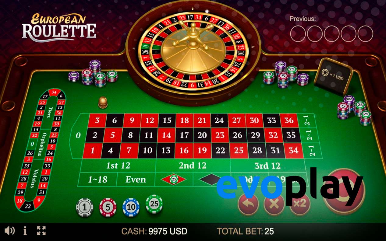 European roulette by Evoplay